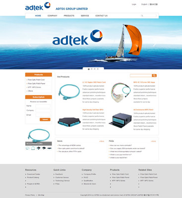承接ADTEK外贸网站建设,打造外贸网站品牌-无忧广告网